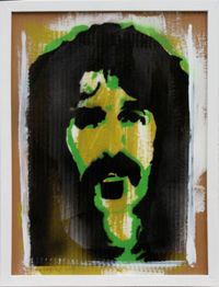 Frank Zappa 1 Hans Juergen Vogt L&ouml;rrach Kunst Portrait